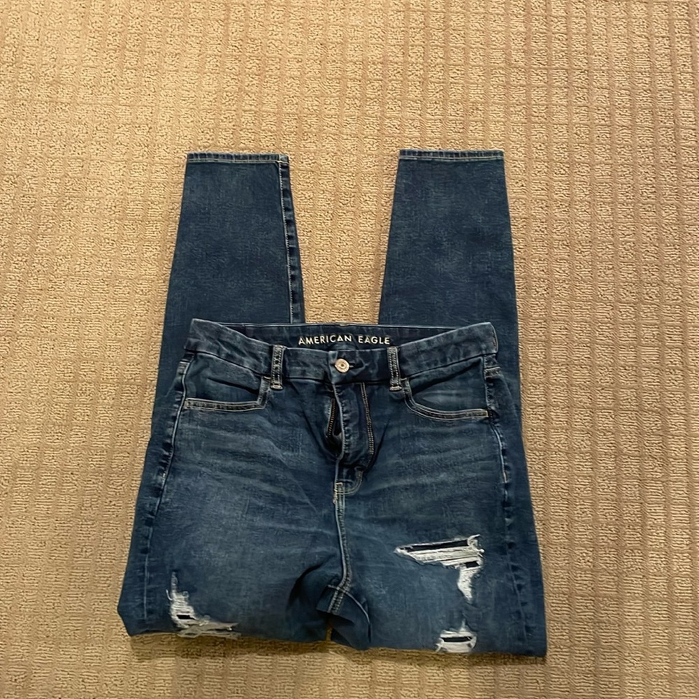 American Eagle curvy super hi-rise jegging